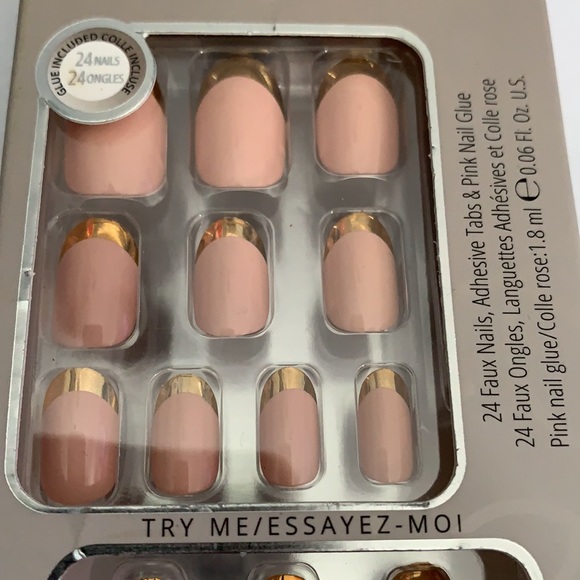 Pack of 24 faux glue on nails brand new - Picture 2 of 3